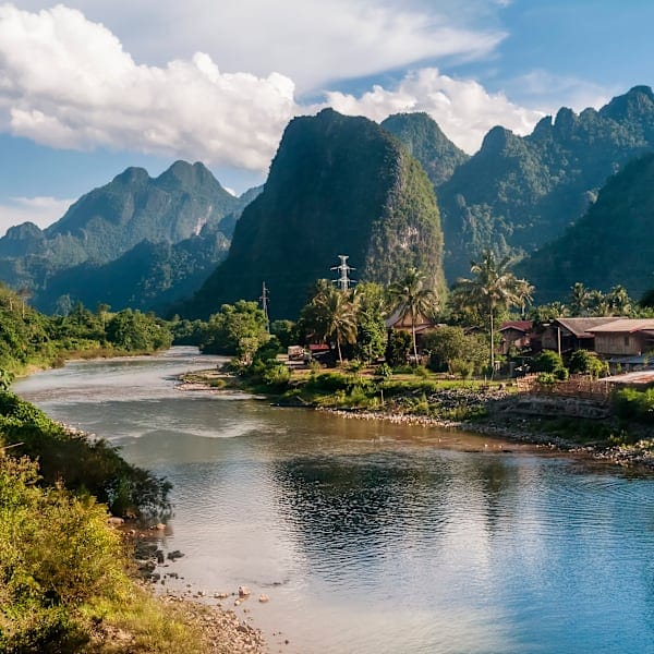 2 for 1 Laos: Nature Escape trifft Bangkok & Hanoi